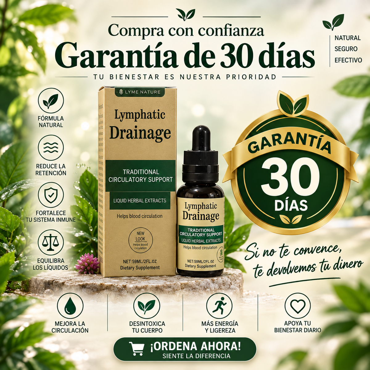 LYMPHORIA® - Elimina líquidos retenidos y recupera tu ligereza en solo 14 días